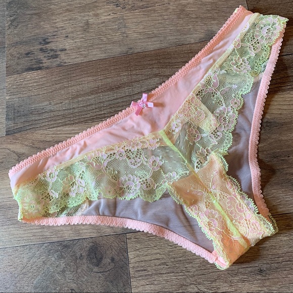 Victoria's Secret Other - VS Pastel Lace Low Rise Cheekini Panty